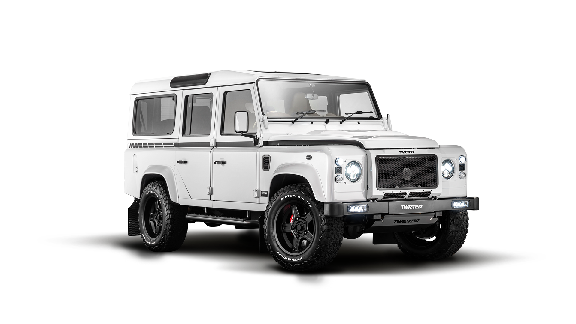 White TVS Front 3 Qtr