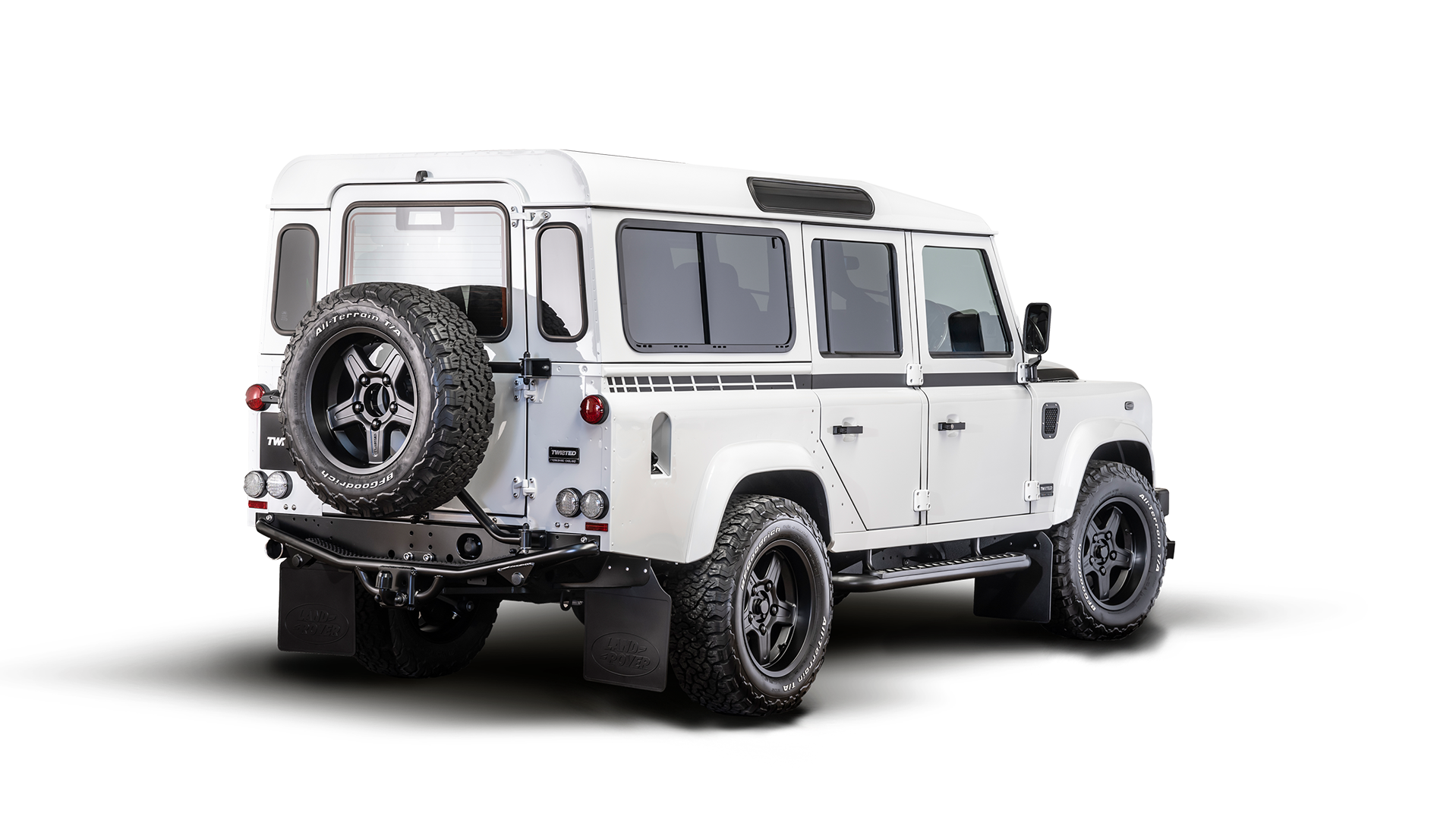 White TVS Rear 3 Qtr