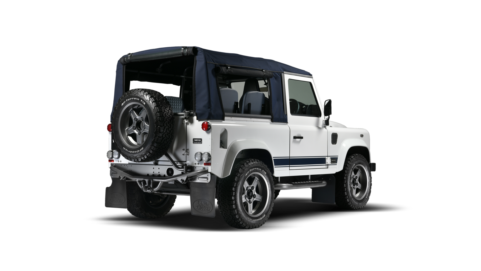 White 90 Rear Three Qtr