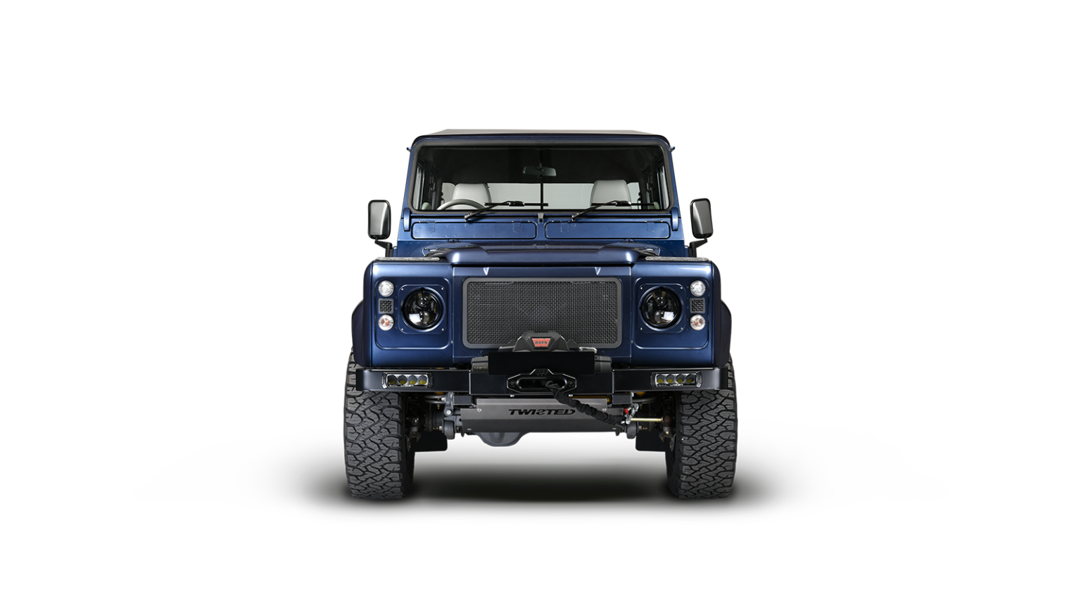T130 Blue Pickup Front