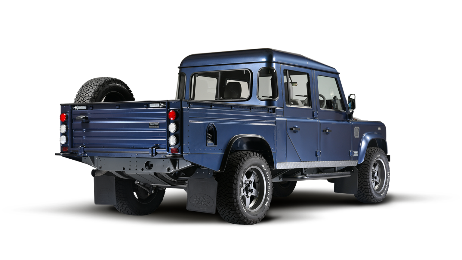 T130 Blue Pickup Rear Qtr